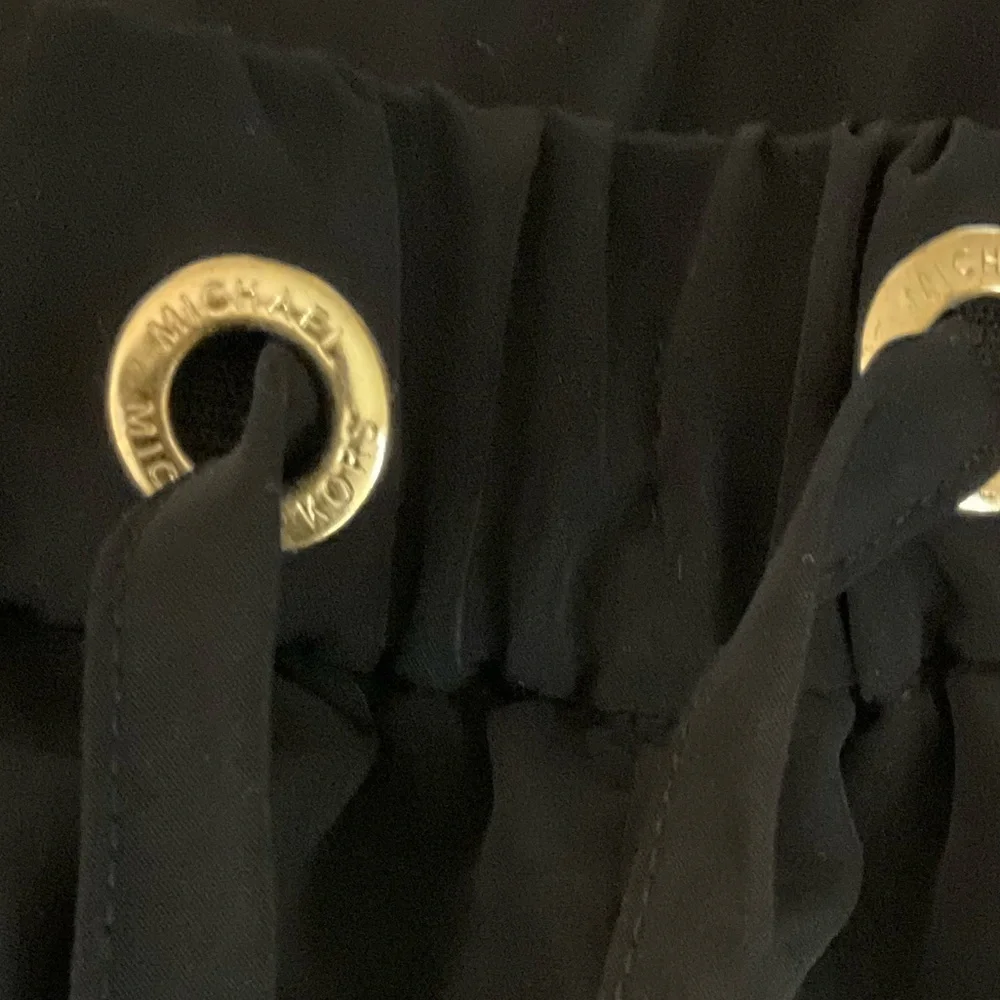 MICHAEL Michael Kors Black Sweatpants with Drawstring Waist